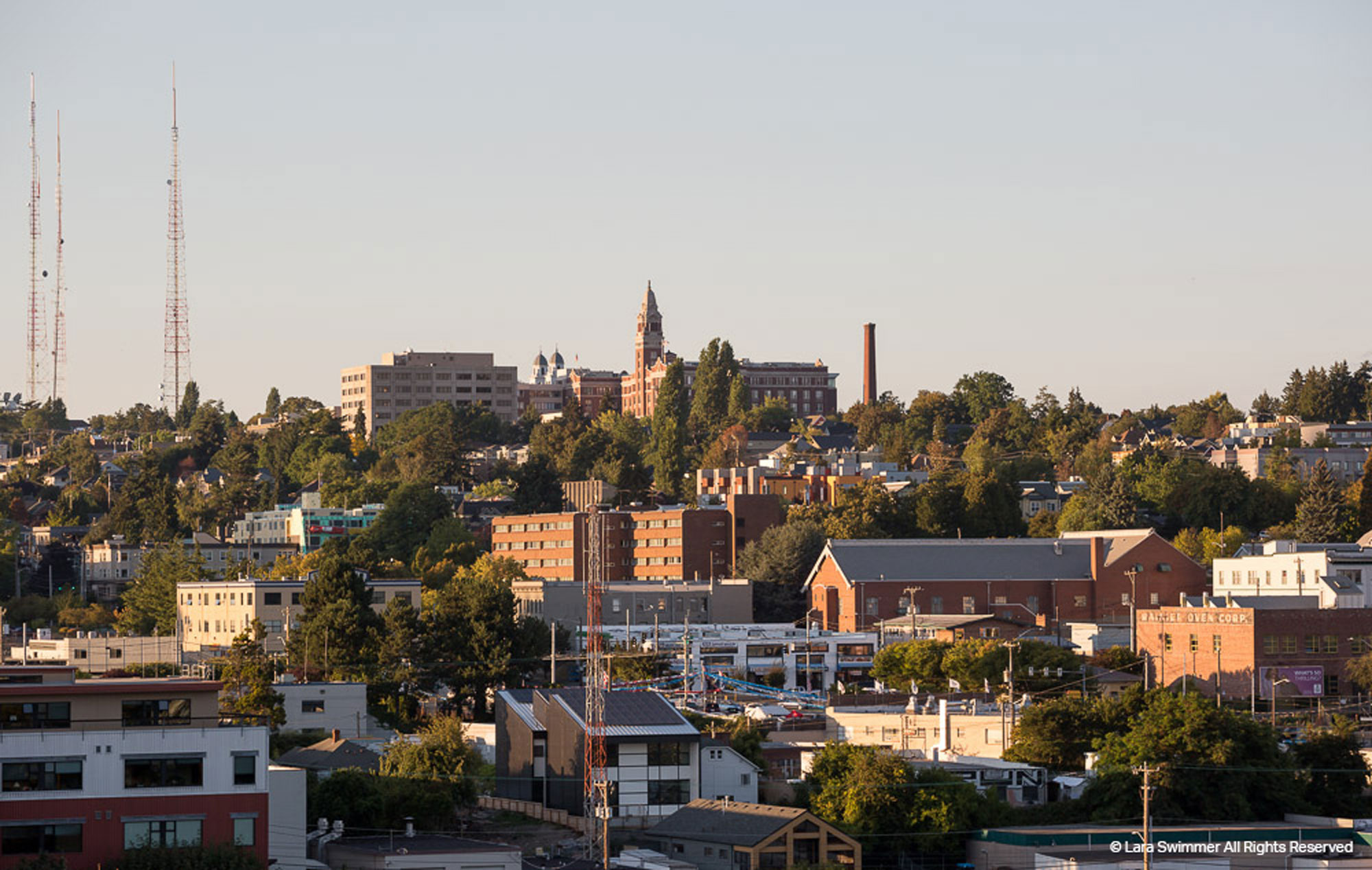 Photo of city around the office.